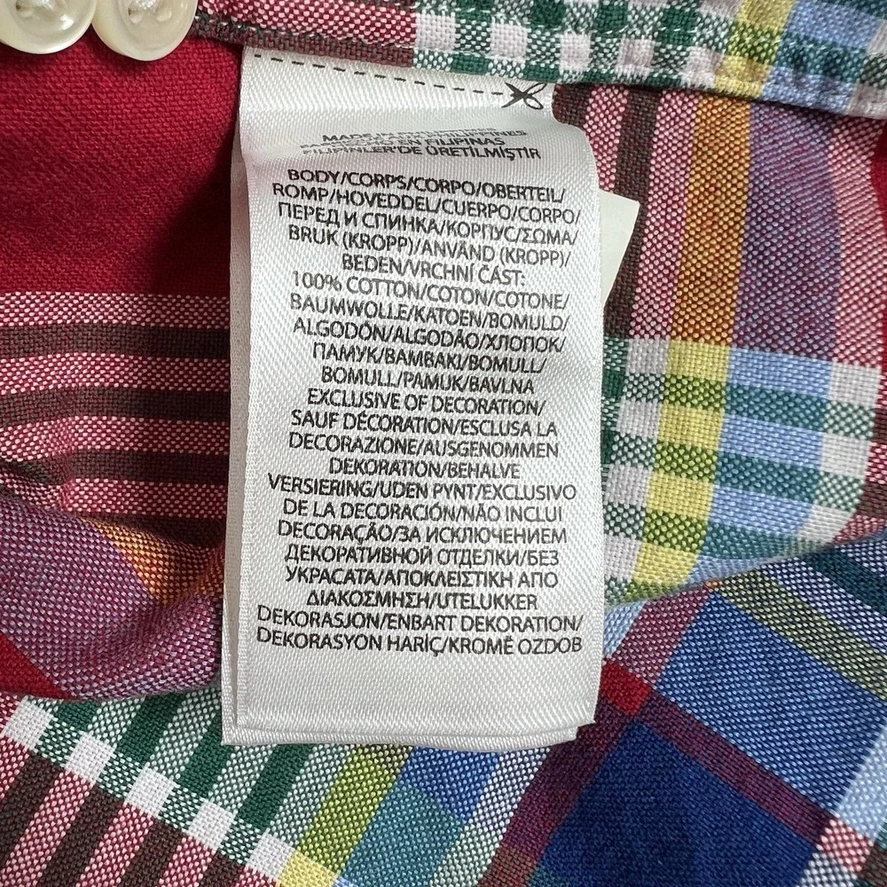 Ralph Lauren Mens 3XB Multicolored‎ Plaid Long Sleeve Button Down Thick Shirt - Picture 6 of 7